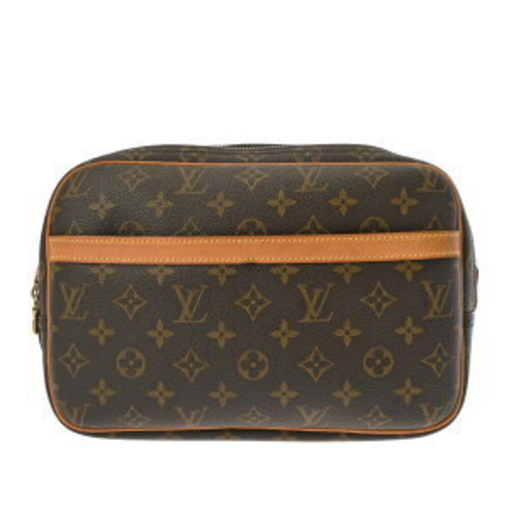 Louis Vuitton Monogram Reporter Brown Canvas Shoulder Bag